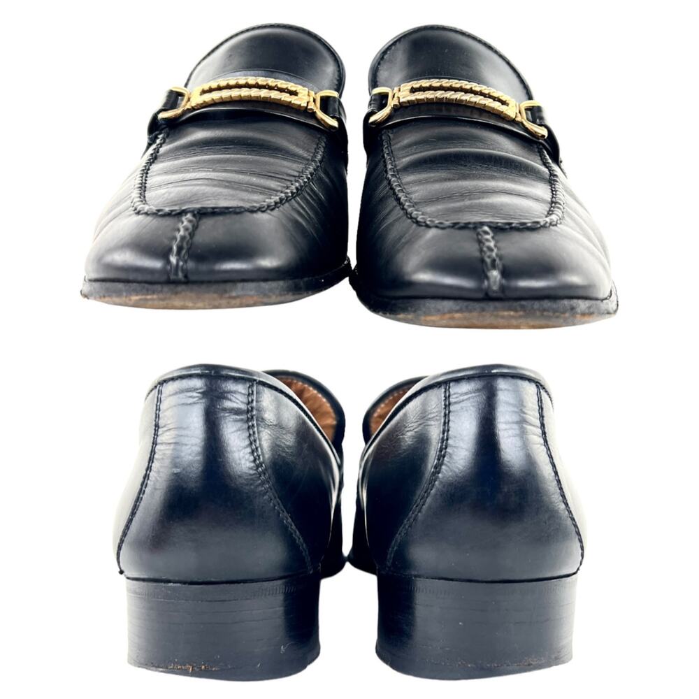 Gucci Vintage Men’s Leather Loafers - Picture 3 of 9